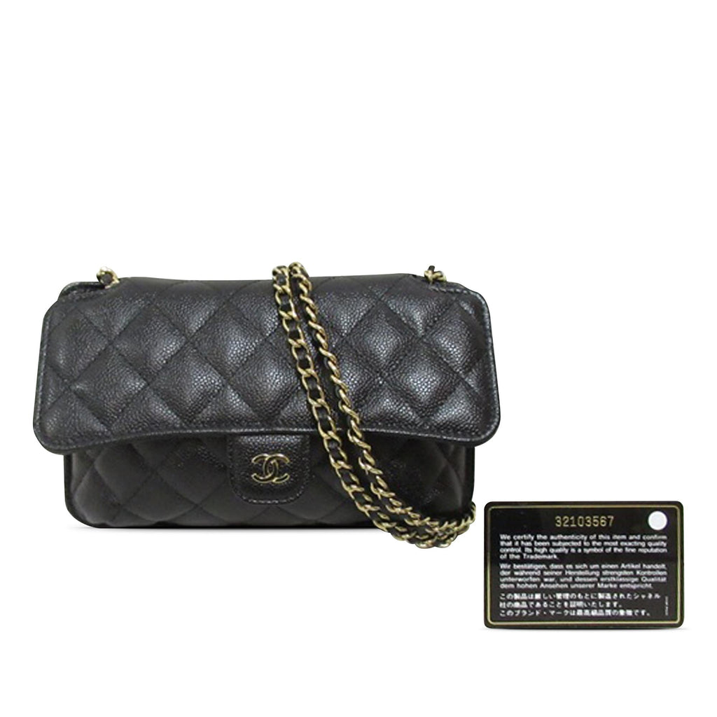 Chanel Nylon Graffiti Foldable Shopping Tote in Caviar Flap (SHG-Urz0Ek)