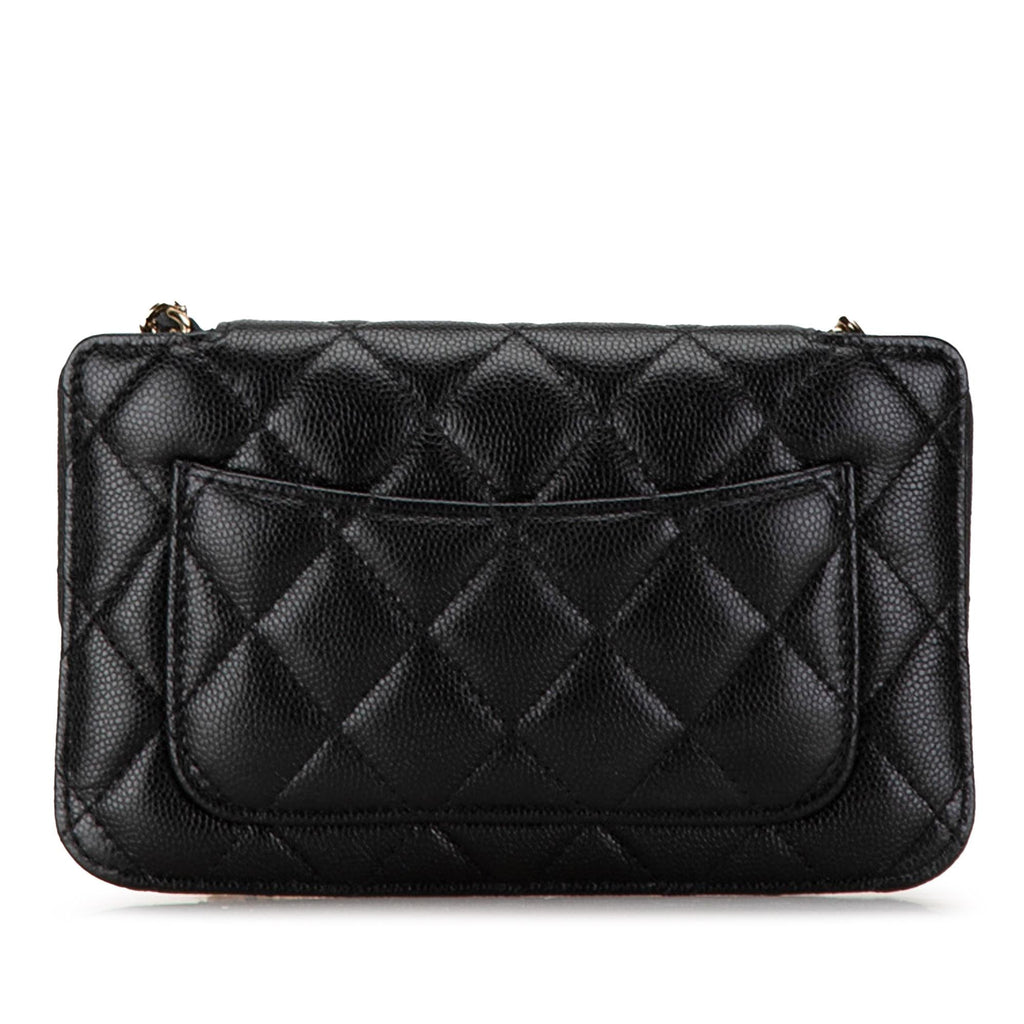 Chanel Nylon Graffiti Foldable Shopping Tote in Caviar Flap (SHG-HcnFTW)