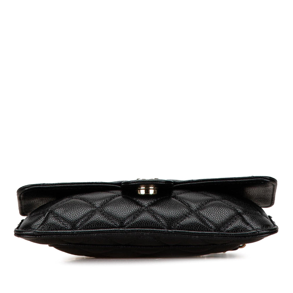 Chanel Nylon Graffiti Foldable Shopping Tote in Caviar Flap (SHG-HcnFTW)