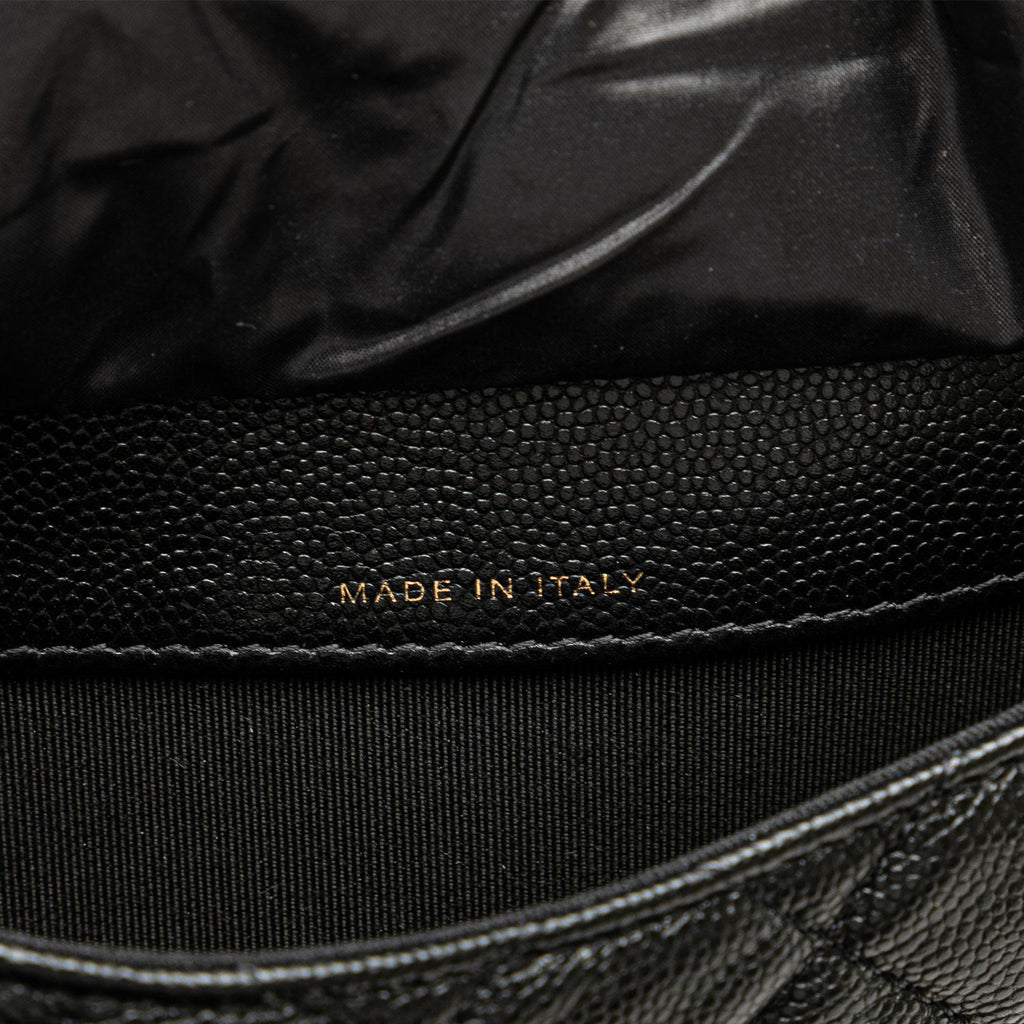 Chanel Nylon Graffiti Foldable Shopping Tote in Caviar Flap (SHG-HcnFTW)