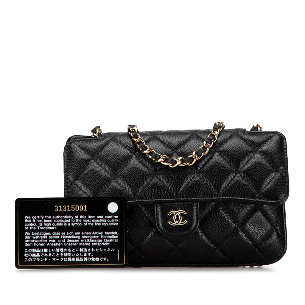 Chanel Nylon Graffiti Foldable Shopping Tote in Caviar Flap (SHG-HcnFTW)