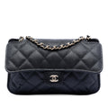 Chanel Nylon Graffiti Foldable Shopping Tote in Caviar Flap