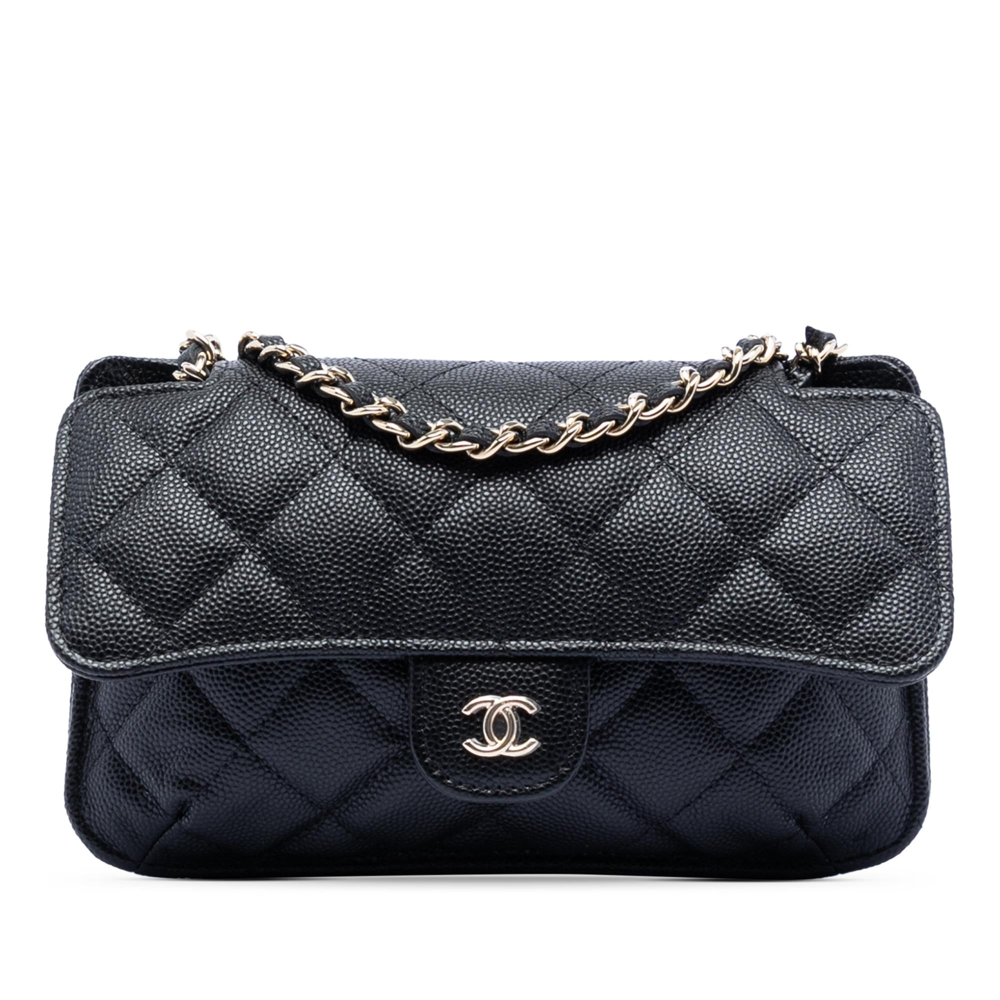 Chanel Nylon Graffiti Foldable Shopping Tote in Caviar Flap