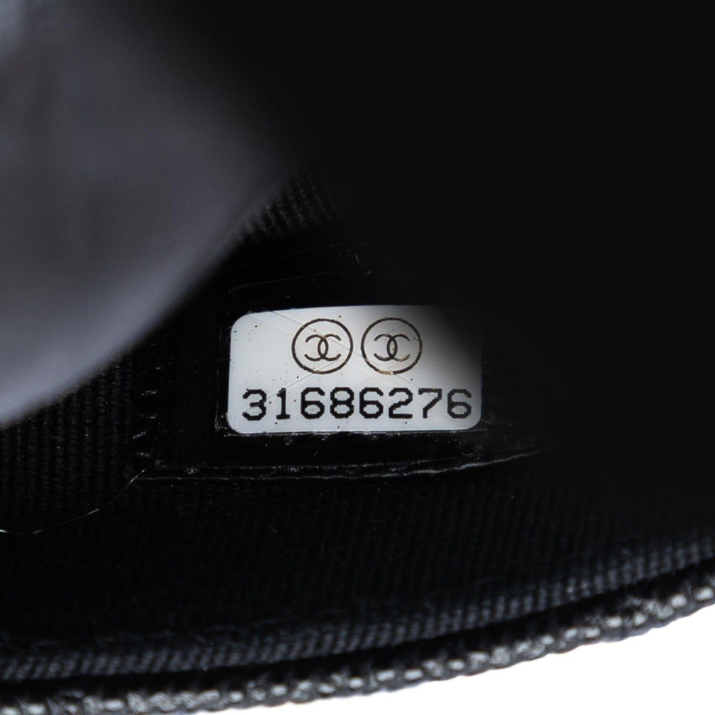 Chanel Nylon Graffiti Foldable Shopping Tote in Caviar Flap