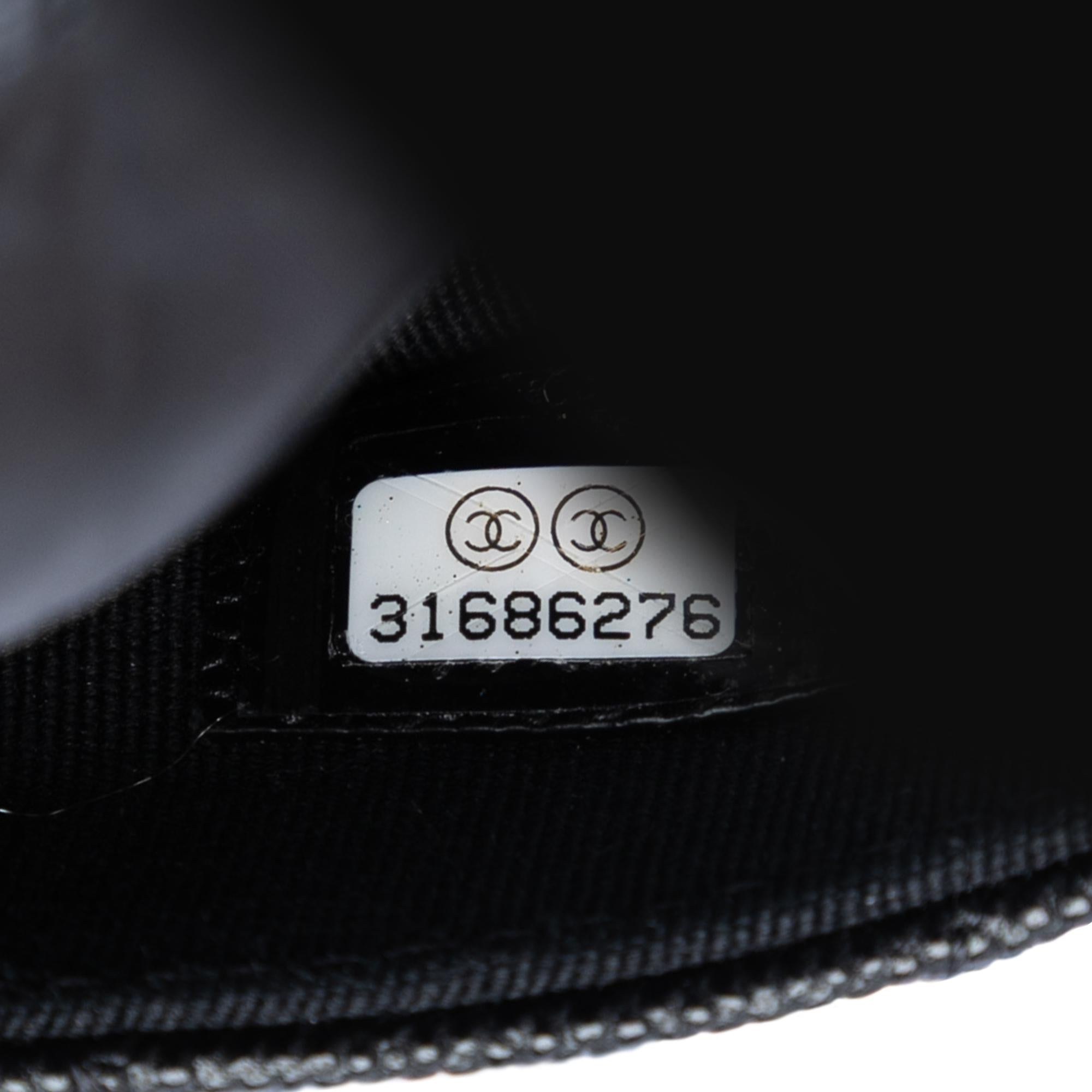 Chanel Nylon Graffiti Foldable Shopping Tote in Caviar Flap