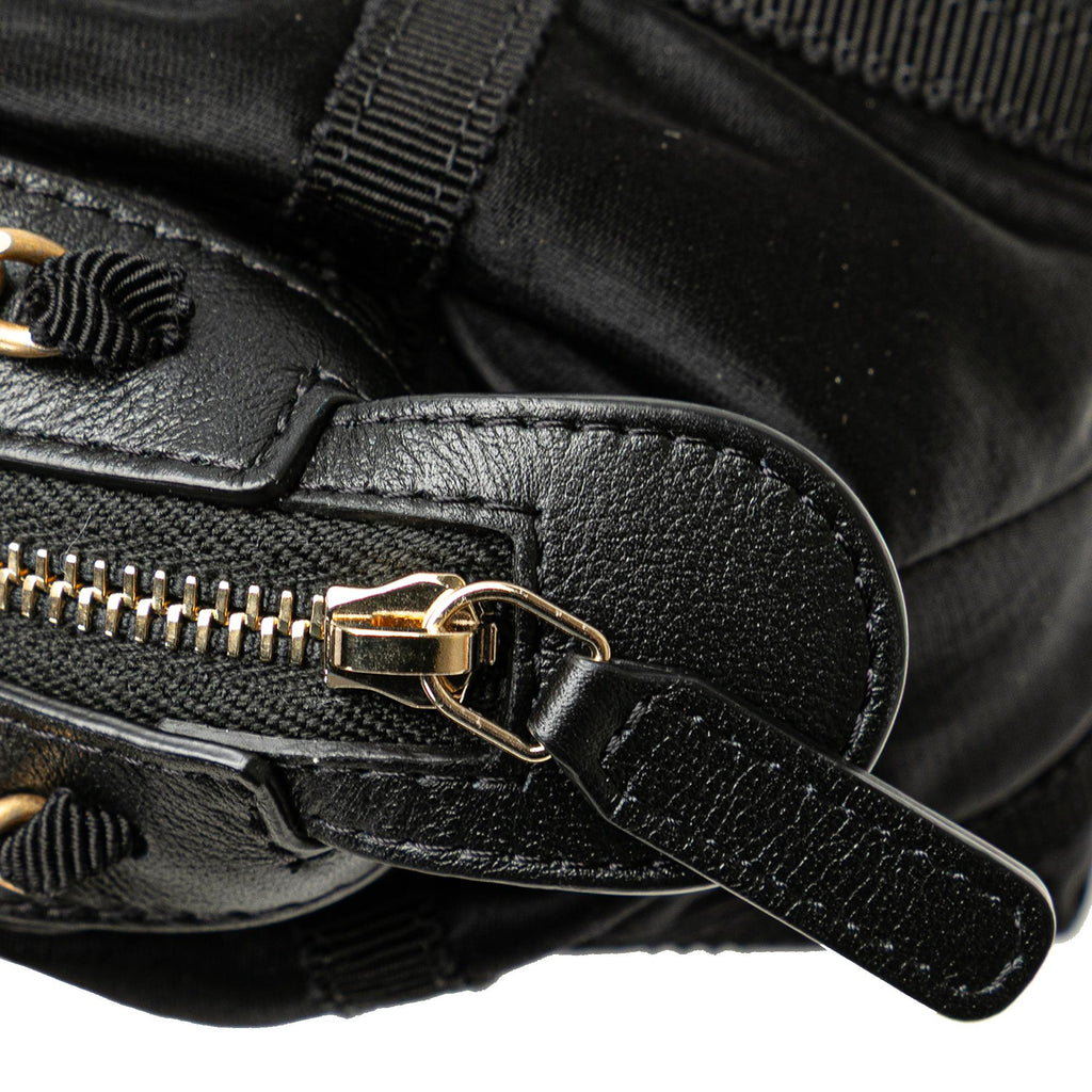 Chanel Nylon Grosgrain Lifestyle Clutch with Chain