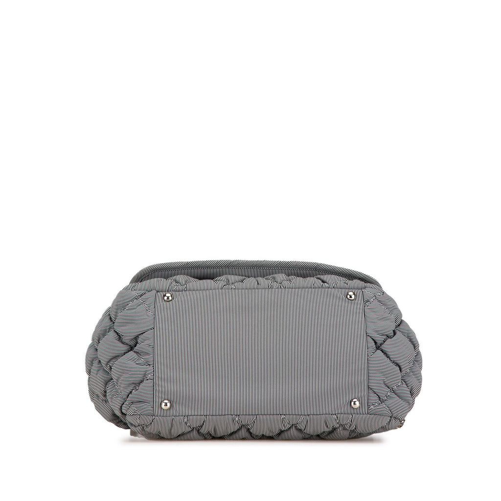 Chanel Nylon Quilted Bubble Accordion Chain Flap (SHG-cwY1i5)
