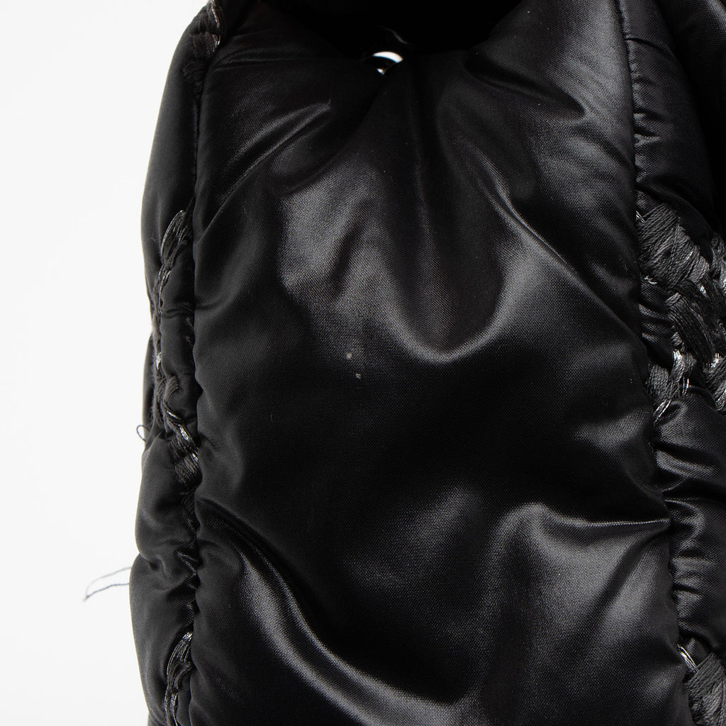 Chanel Nylon Quilted Tweed On Stitch Flap Bag (SHF-4UuNtD)