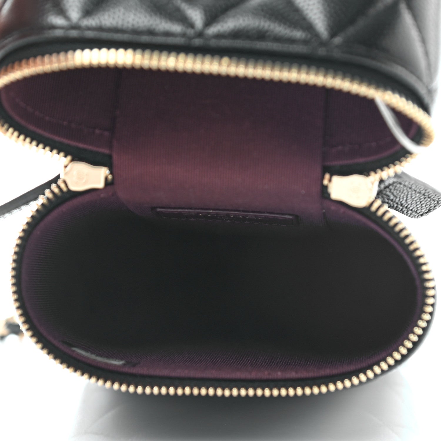 CHANEL Classic Vanity Phone Holder with Chain Quilted Caviar