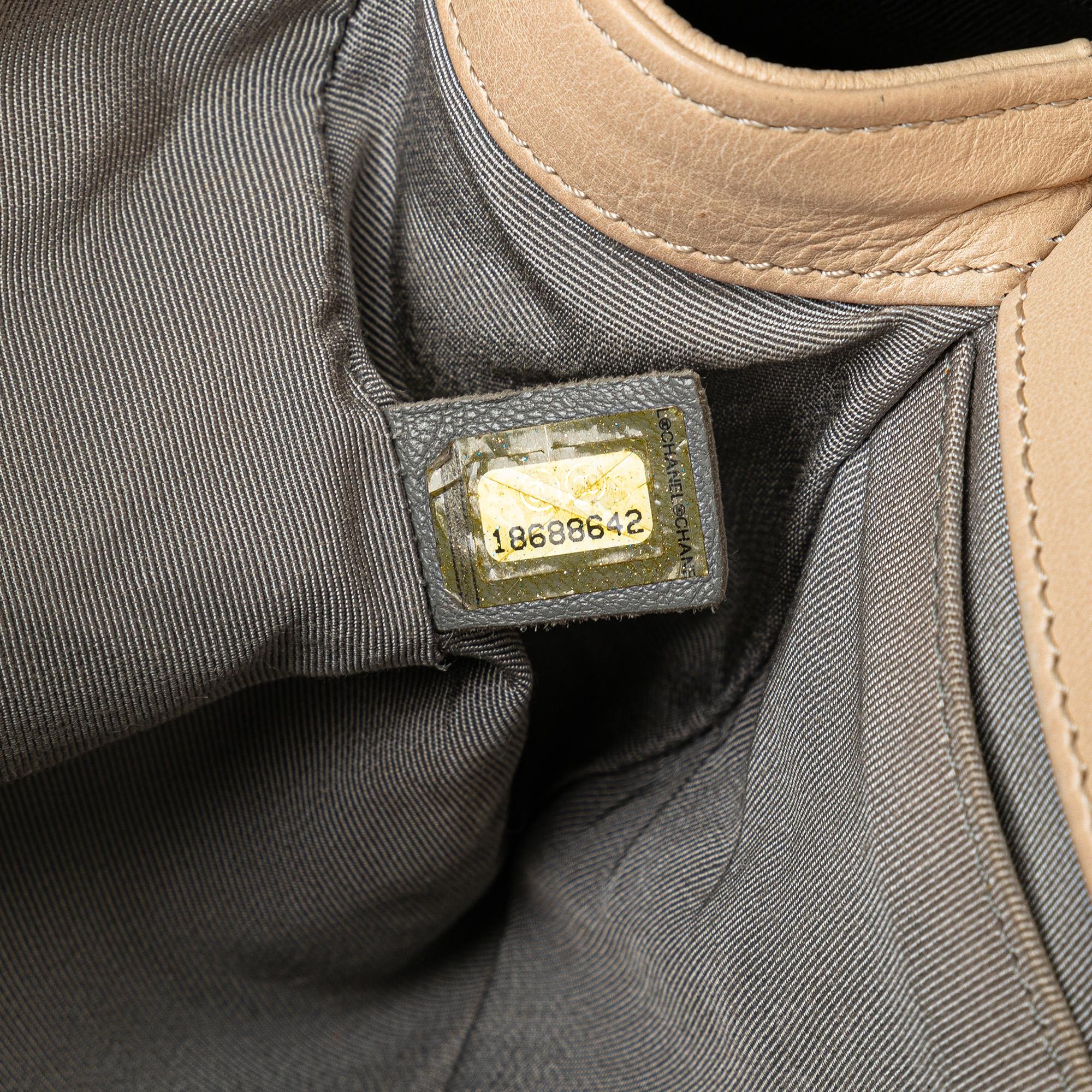 Chanel Old Medium Aged Calfskin Double Stitch Boy Flap