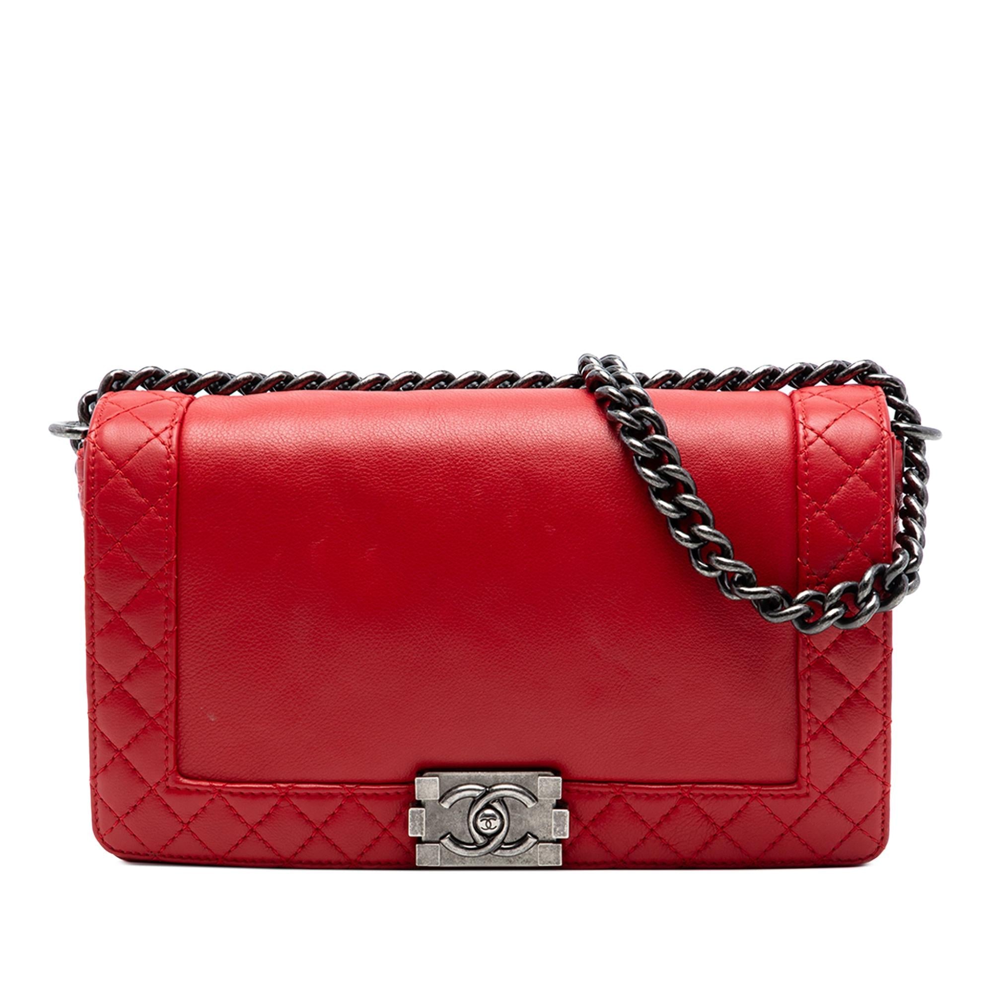 Chanel Old Medium Calfskin Boy Reverso Flap
