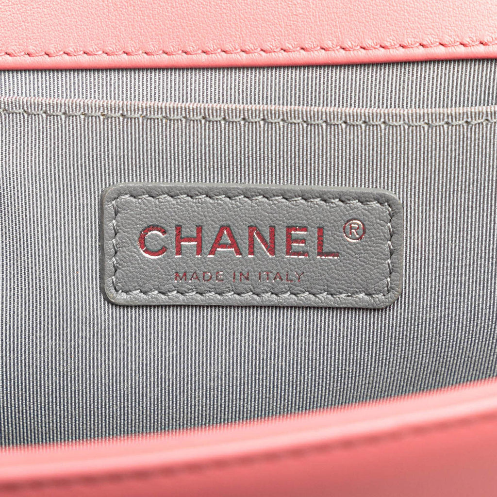 Chanel Old Medium Chevron Lambskin Boy Flap