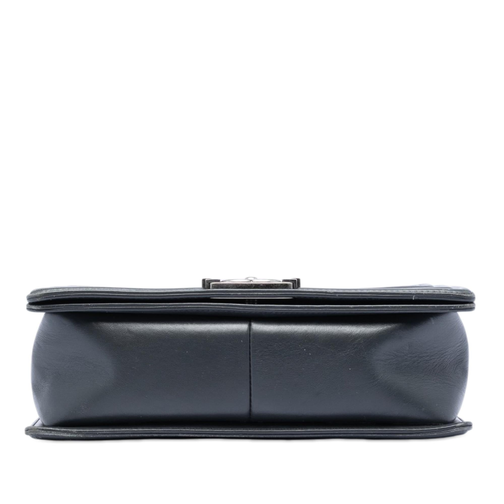 Chanel Old Medium Chevron Lambskin Boy Flap