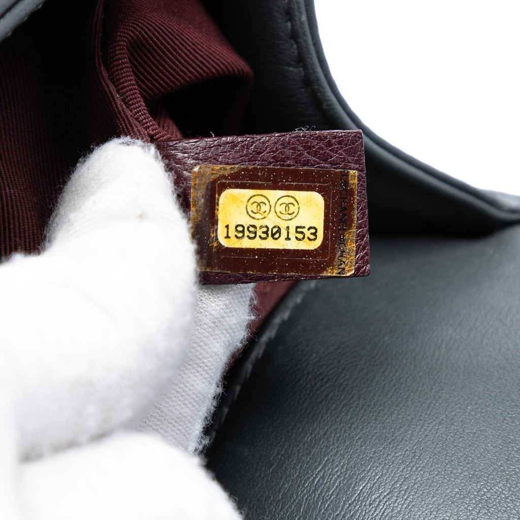 Chanel Old Medium Chevron Lambskin Boy Flap