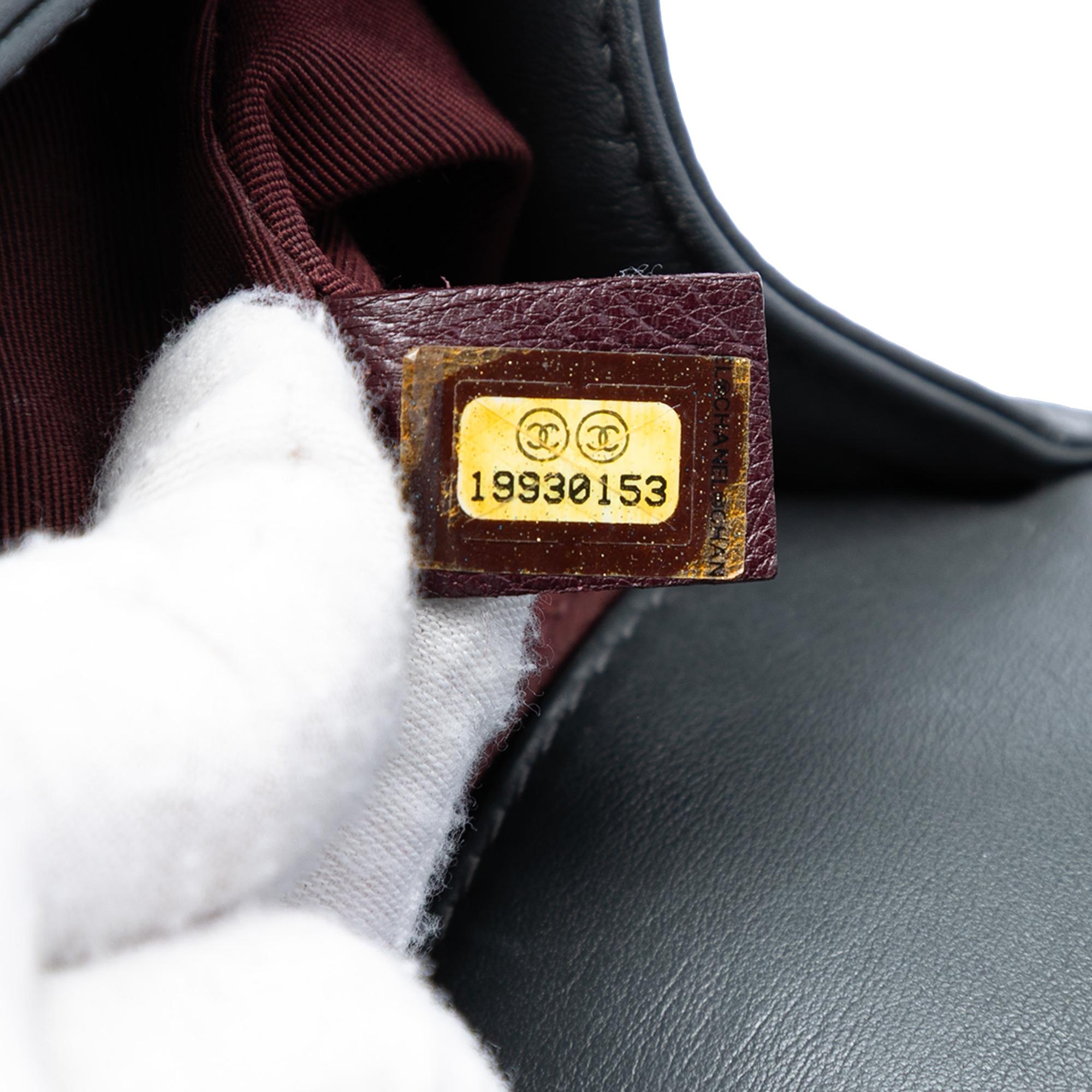 Chanel Old Medium Chevron Lambskin Boy Flap