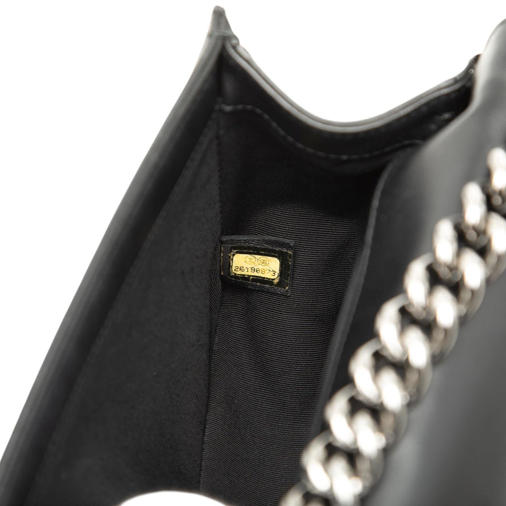Chanel Old Medium Chevron Lambskin Boy Flap