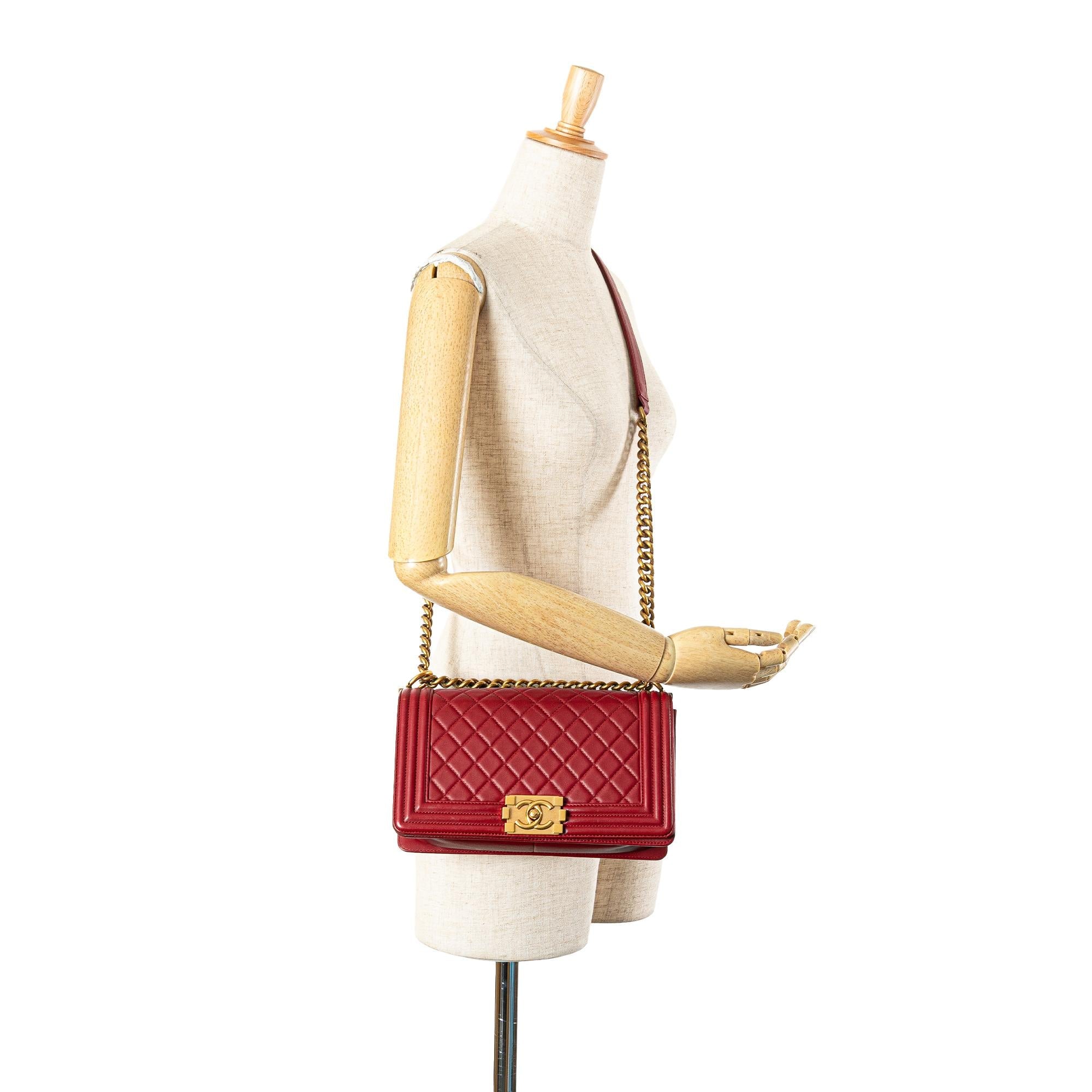 Chanel Old Medium Lambskin Boy Flap