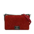 Chanel Old Medium Quilted Caviar Boy Flap