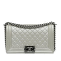 Chanel Old Medium Quilted Caviar Boy Flap