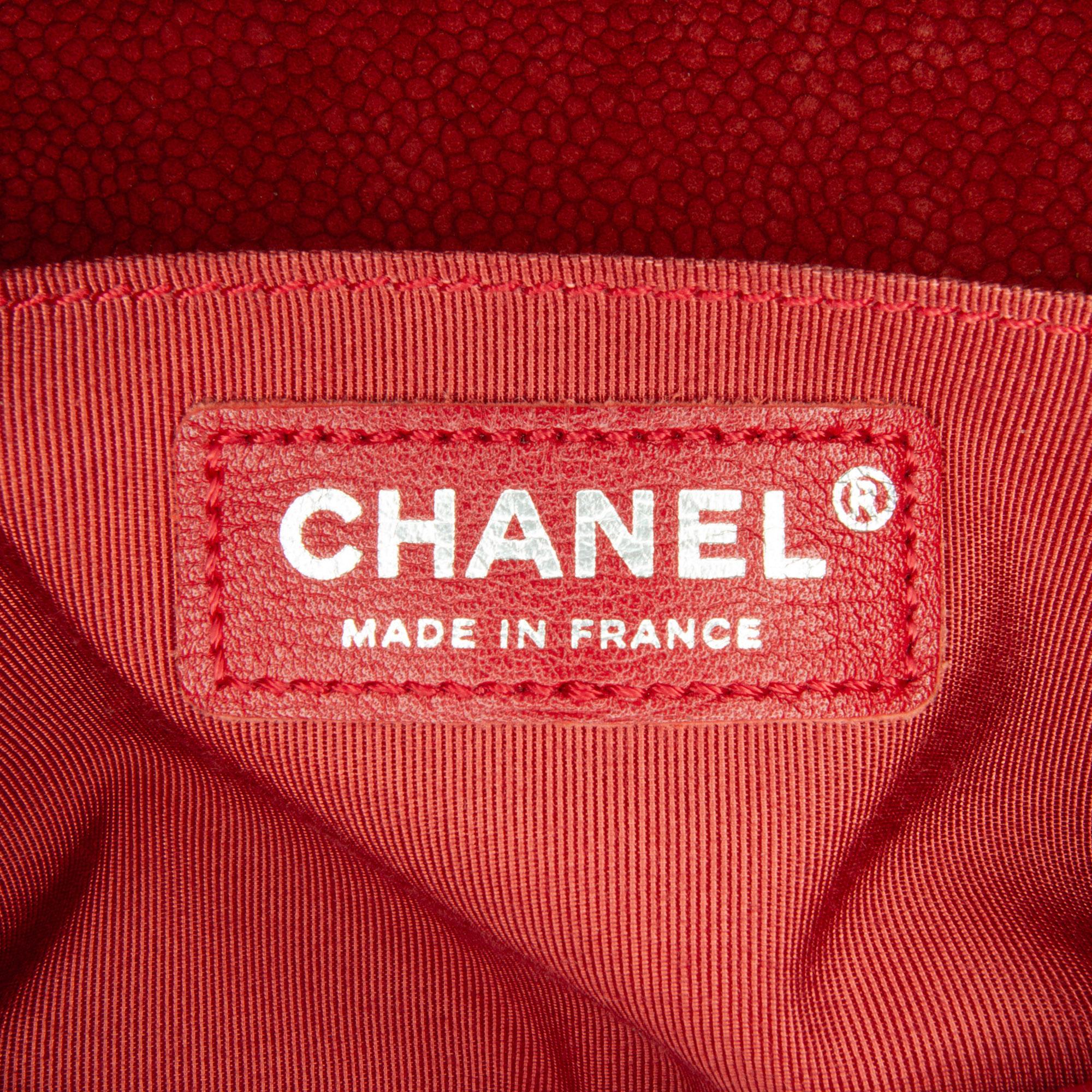 Chanel Old Medium Quilted Caviar Boy Flap
