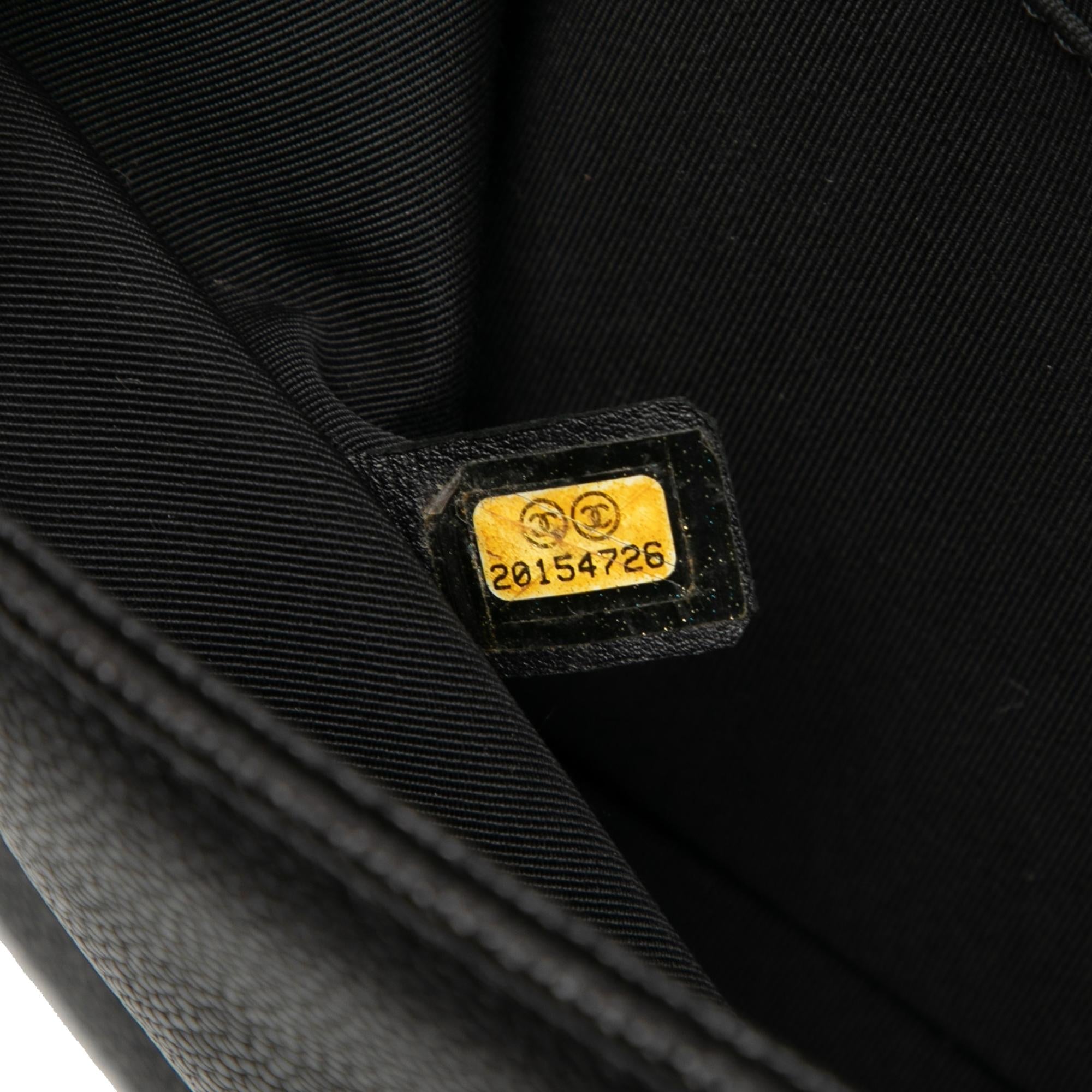 Chanel Old Medium Quilted Caviar Boy Flap