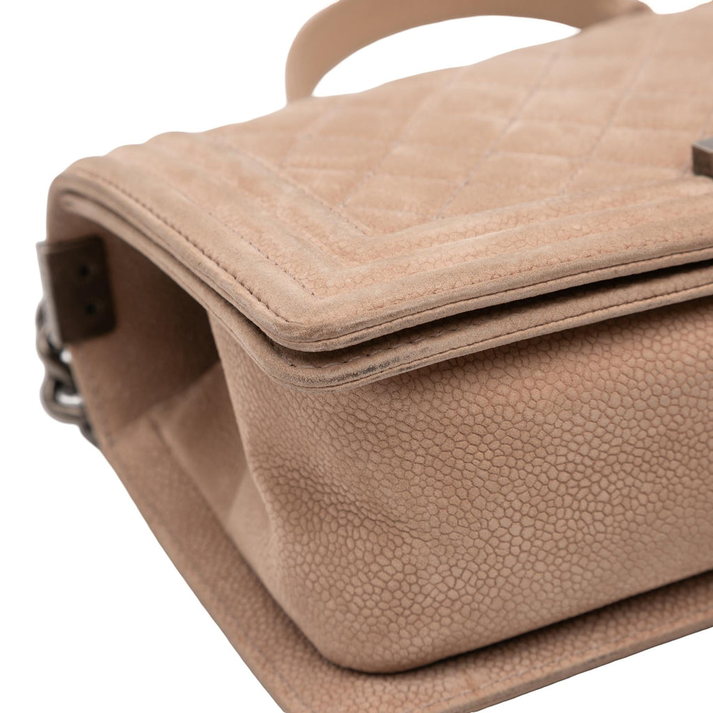 Chanel Old Medium Quilted Caviar Boy Flap