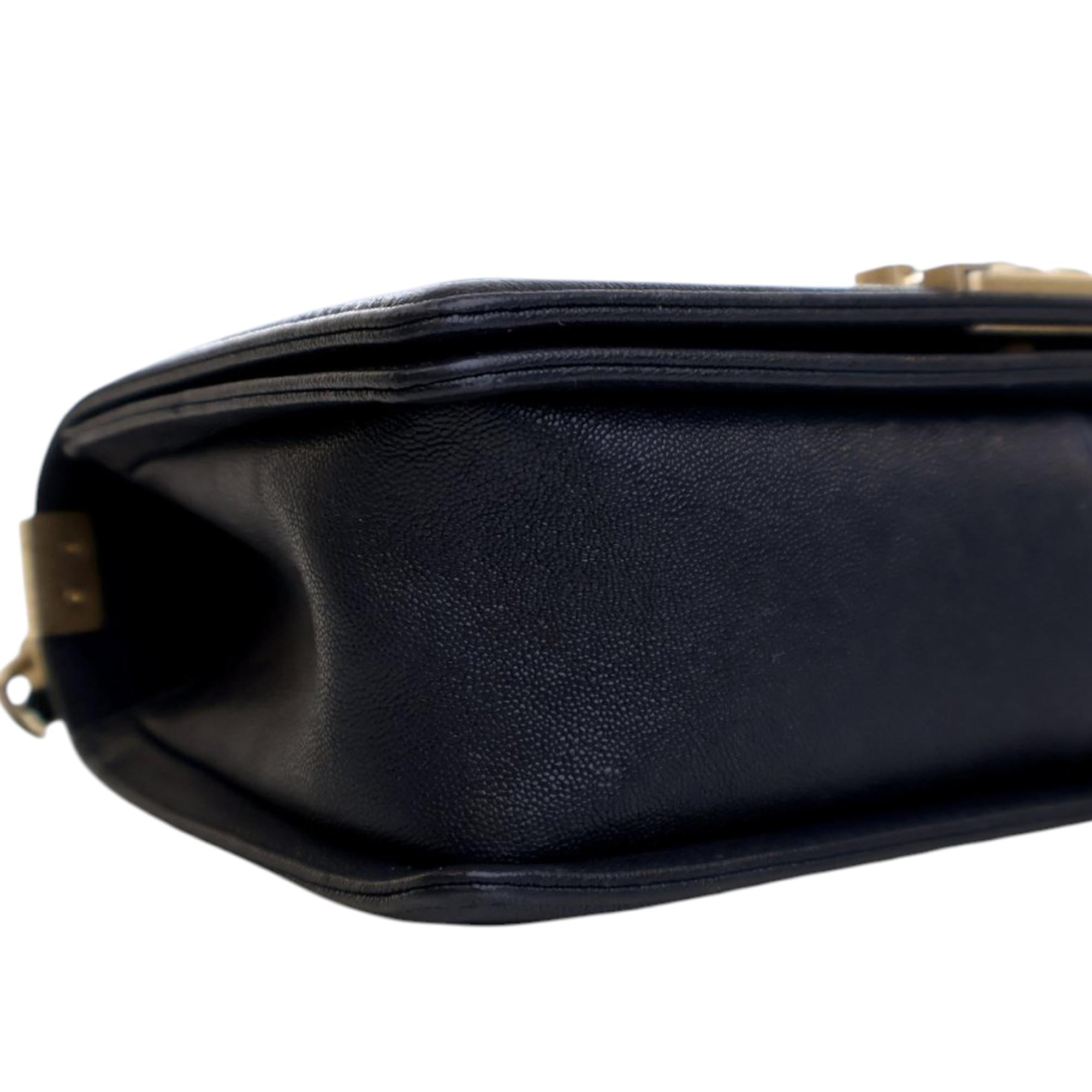 Chanel Old Medium Quilted Caviar Boy Flap