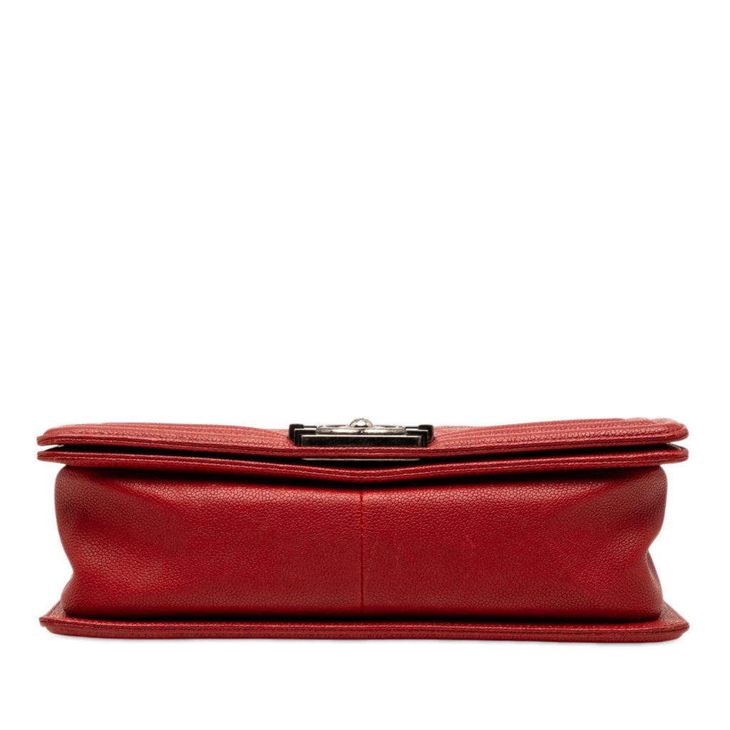 Chanel Old Medium Quilted Caviar Boy Flap