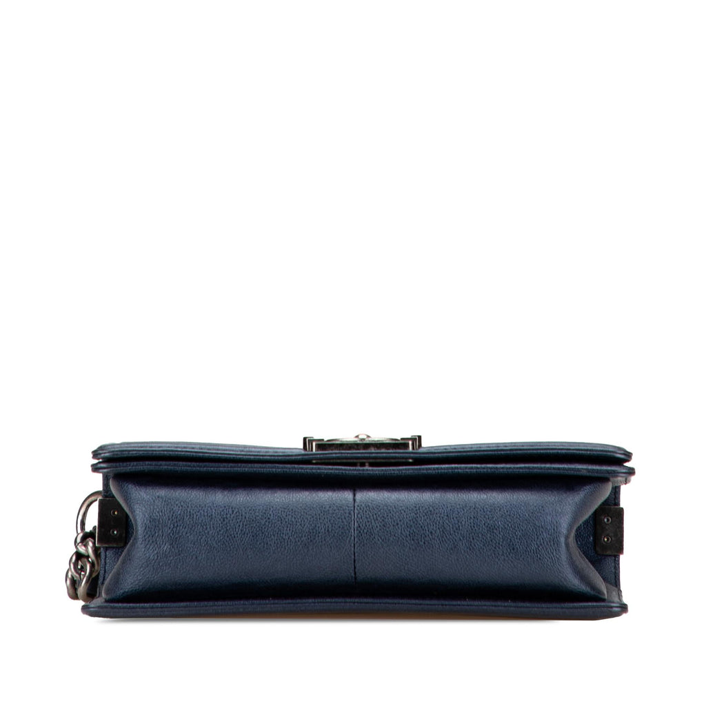 Chanel Old Medium Quilted Lambskin Boy Flap