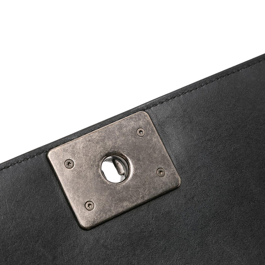 Chanel Old Medium Quilted Lambskin Boy Flap