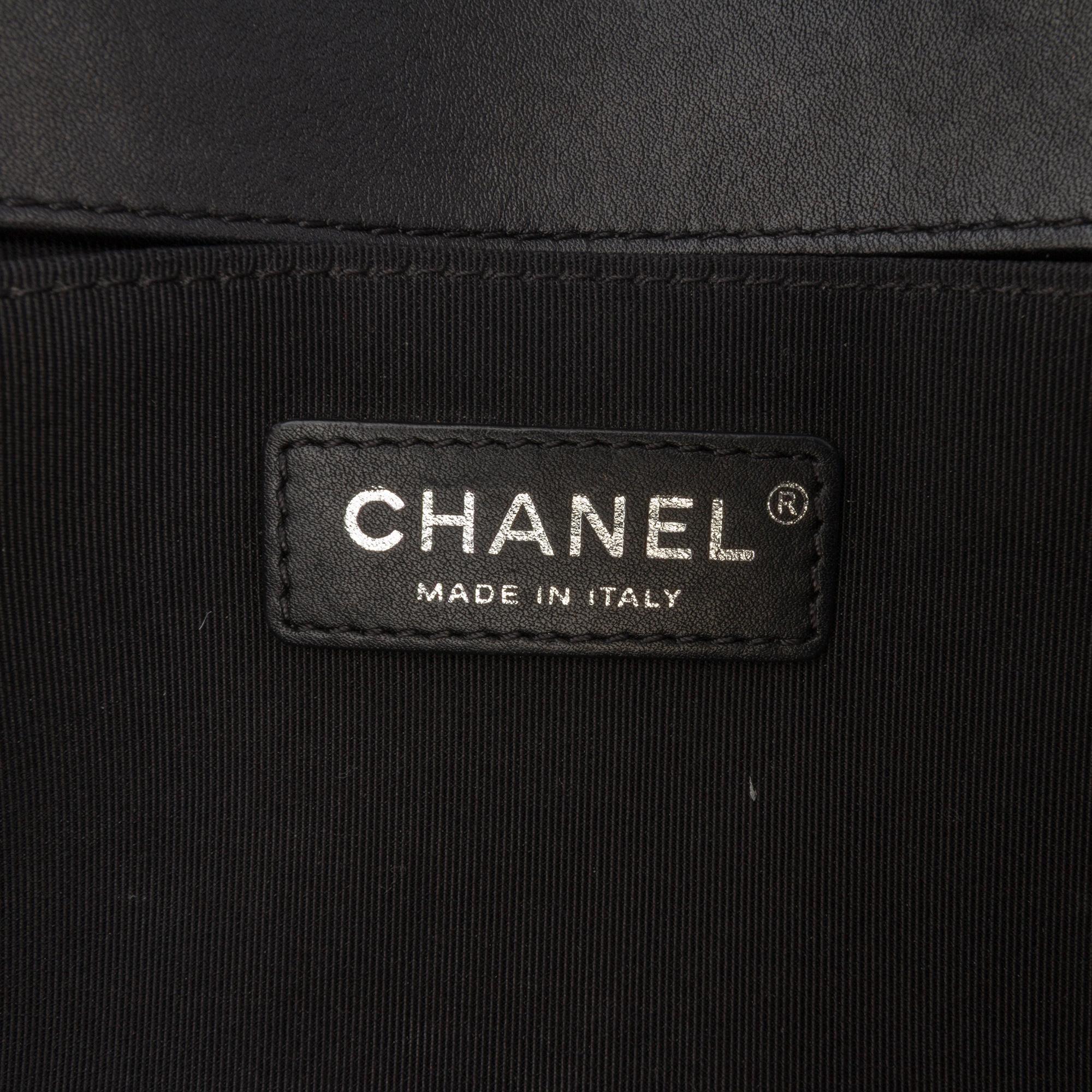 Chanel Old Medium Quilted Lambskin Boy Flap