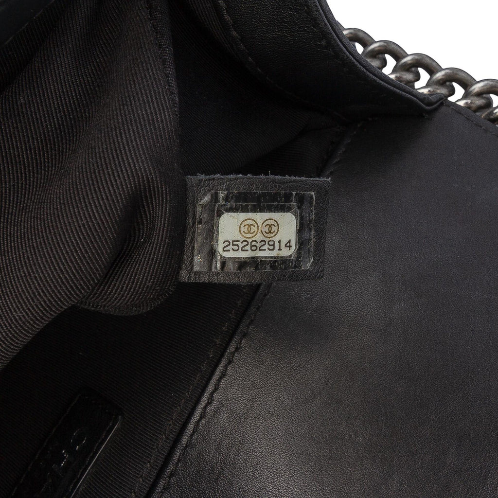 Chanel Old Medium Quilted Lambskin Boy Flap