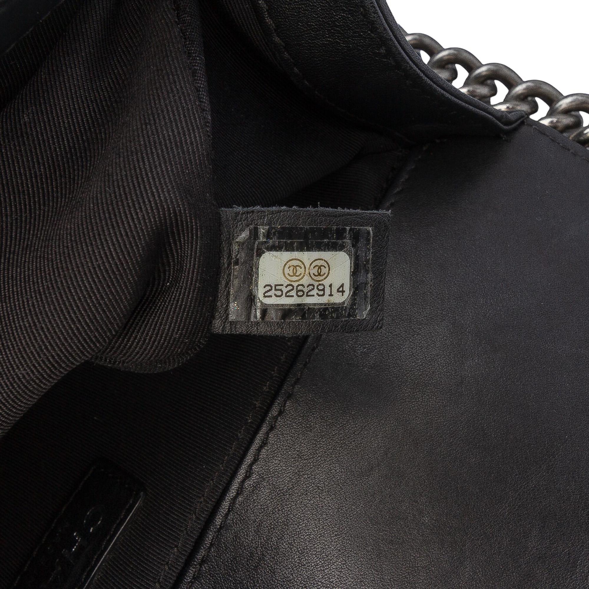 Chanel Old Medium Quilted Lambskin Boy Flap