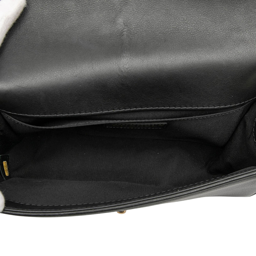 Chanel Old Medium Quilted Lambskin Boy Flap