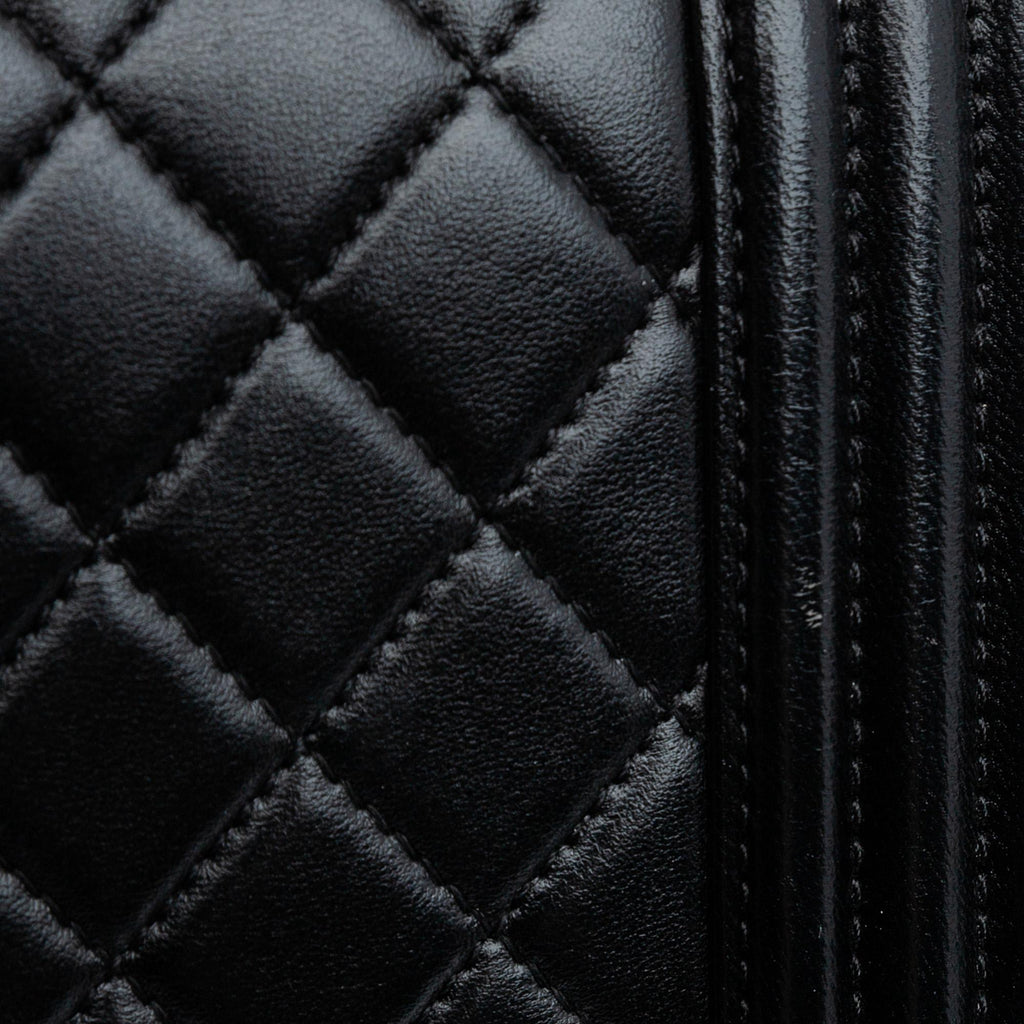 Chanel Old Medium Quilted Lambskin Boy Flap
