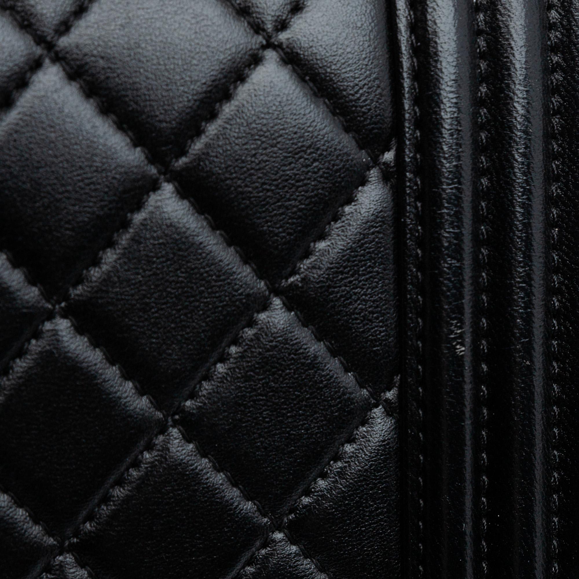 Chanel Old Medium Quilted Lambskin Boy Flap