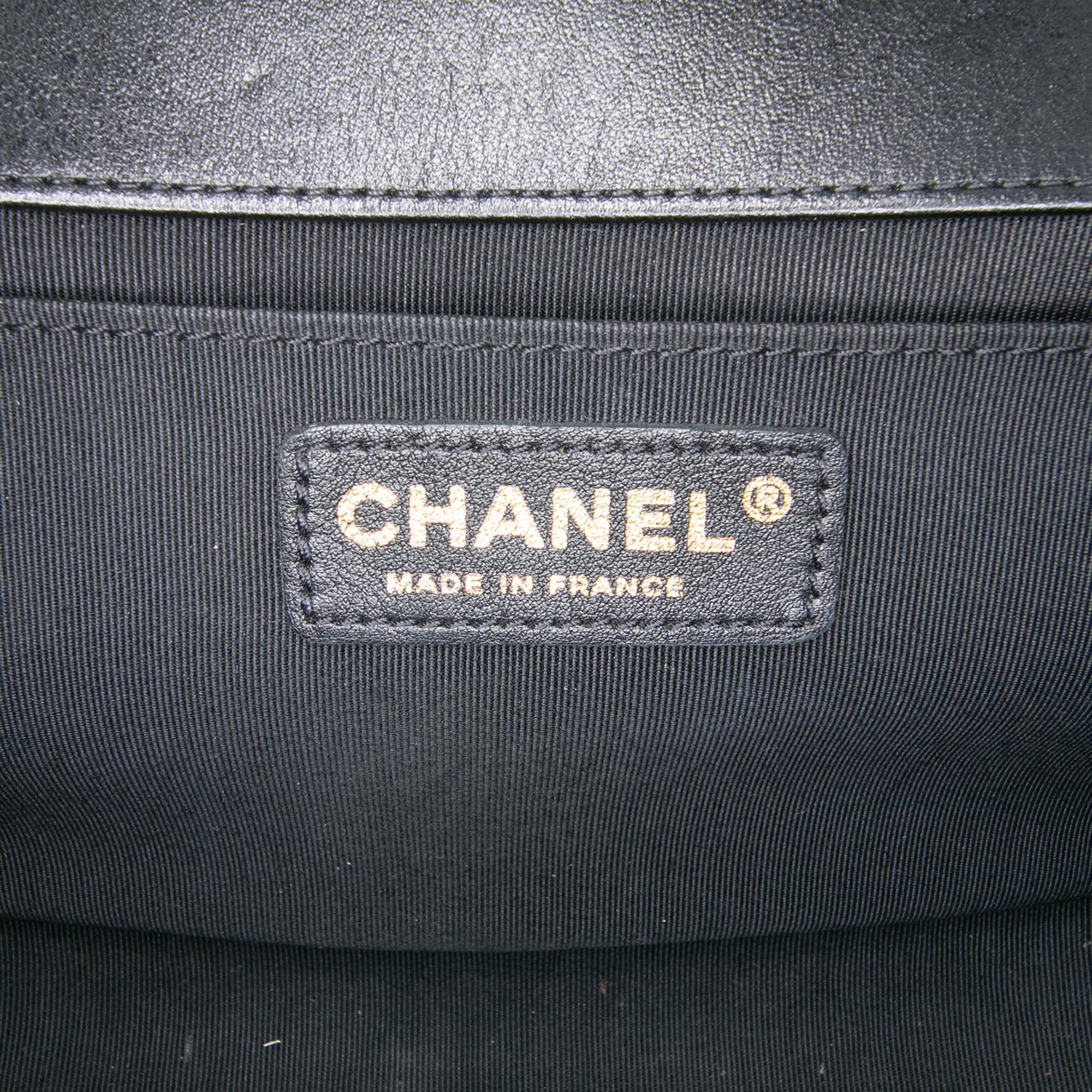 Chanel Old Medium Quilted Lambskin Boy Flap