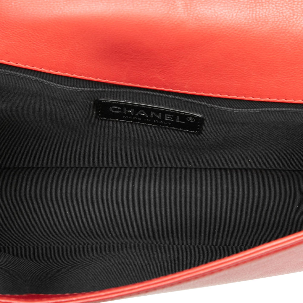 Chanel Old Medium Quilted Lambskin Boy Flap