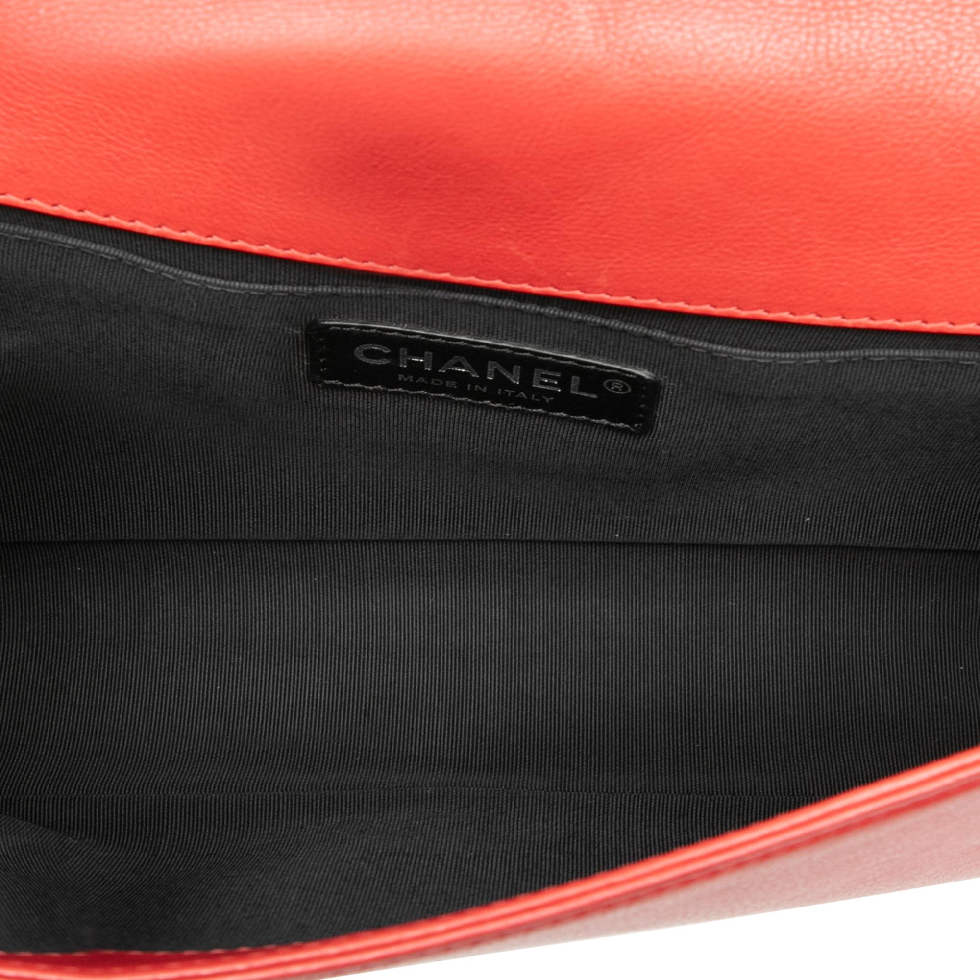 Chanel Old Medium Quilted Lambskin Boy Flap