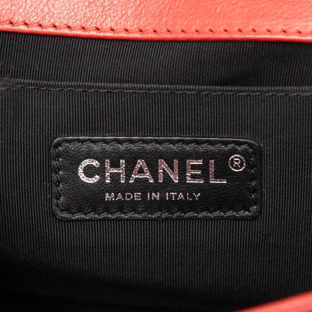 Chanel Old Medium Quilted Lambskin Boy Flap
