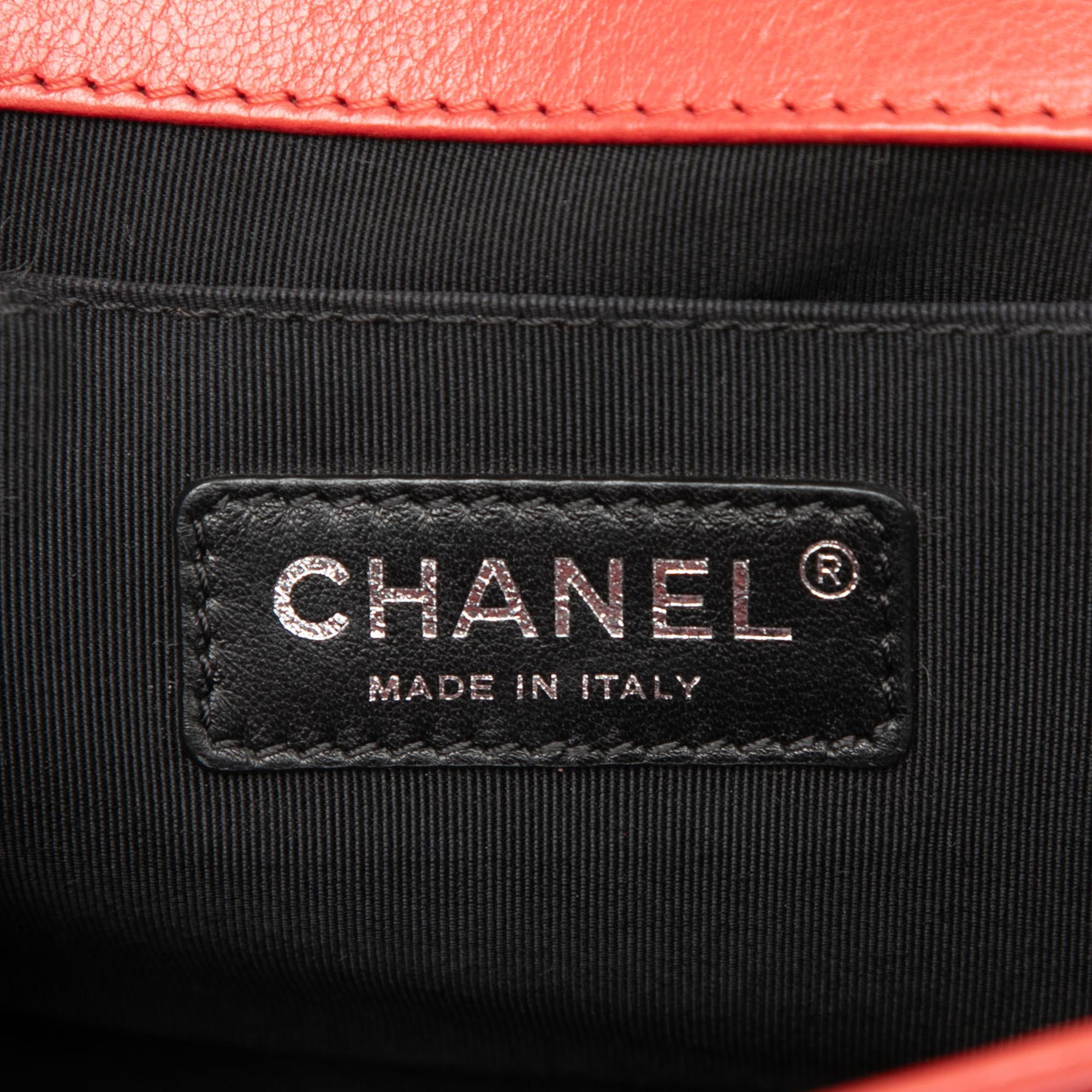Chanel Old Medium Quilted Lambskin Boy Flap