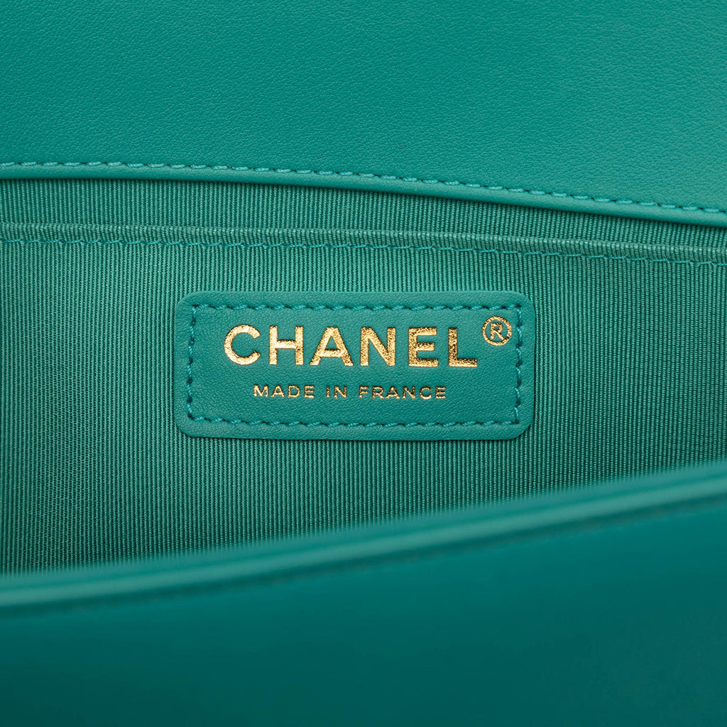 Chanel Old Medium Quilted Lambskin Boy Flap