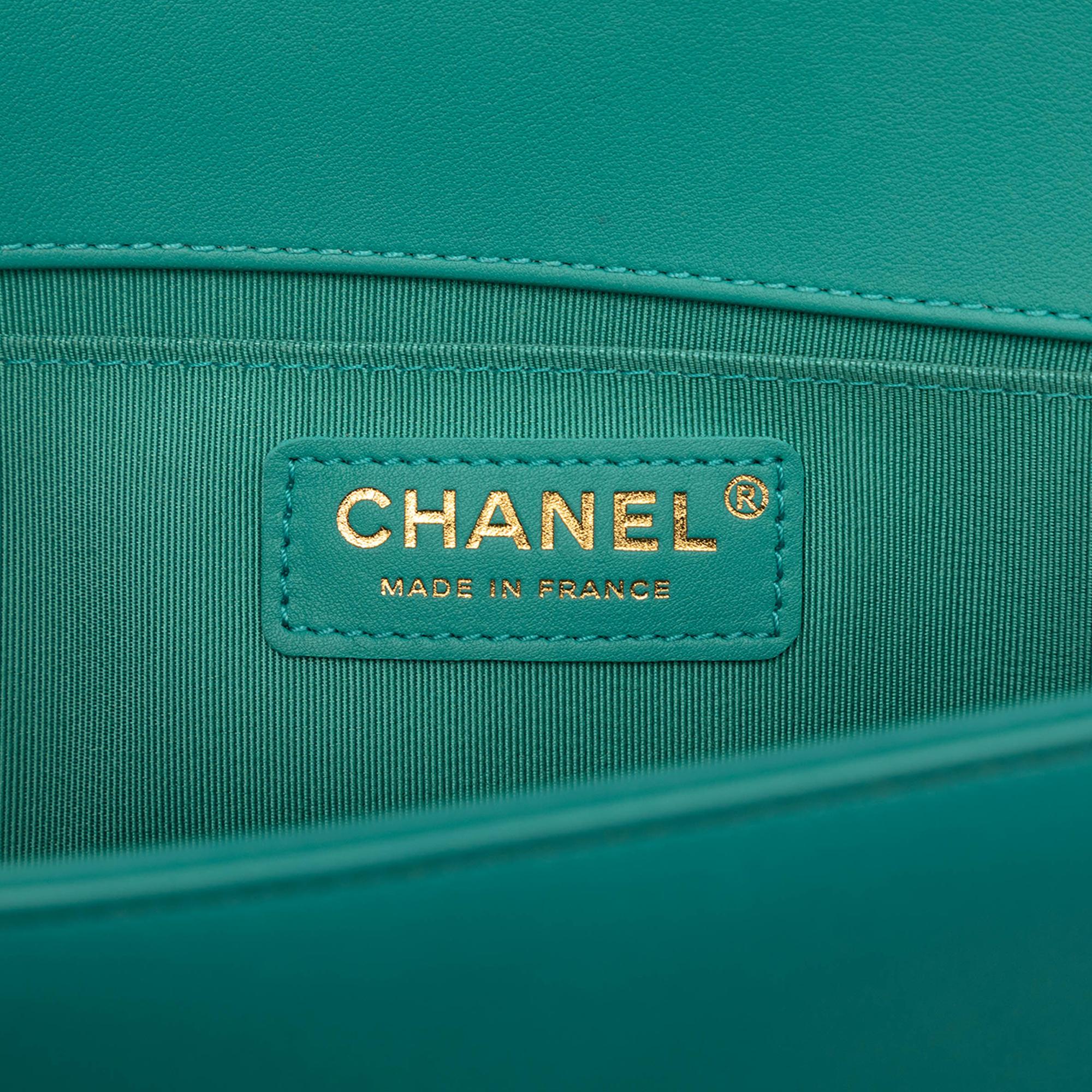 Chanel Old Medium Quilted Lambskin Boy Flap