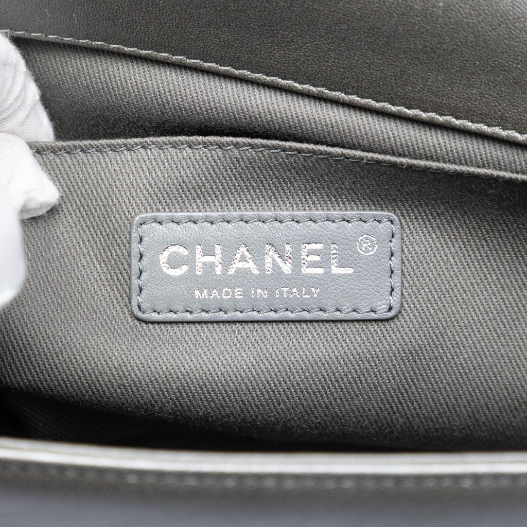 Chanel Old Medium Quilted Lambskin Boy Flap