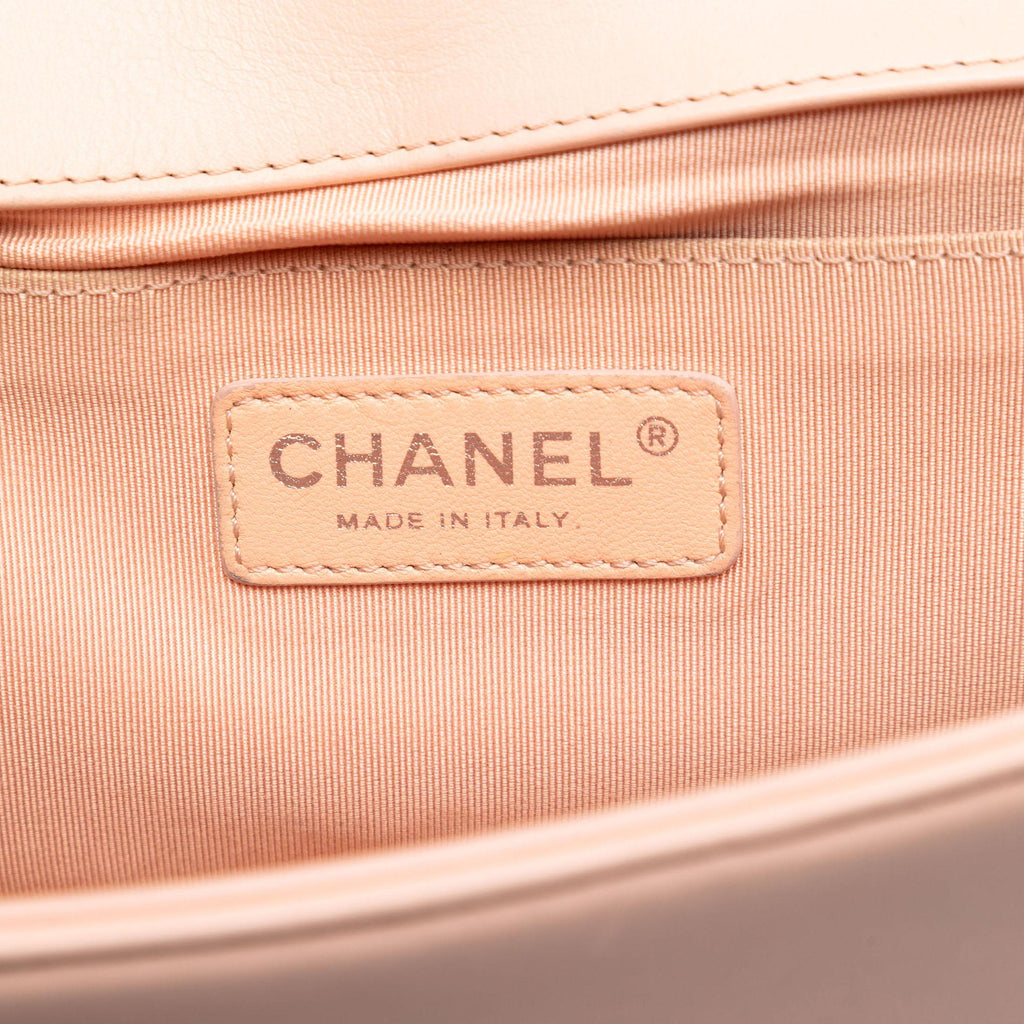 Chanel Old Medium Quilted Lambskin Boy Flap