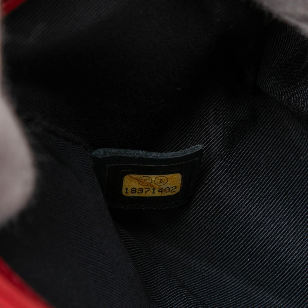 Chanel Old Medium Quilted Tweed and Velvet Boy Flap