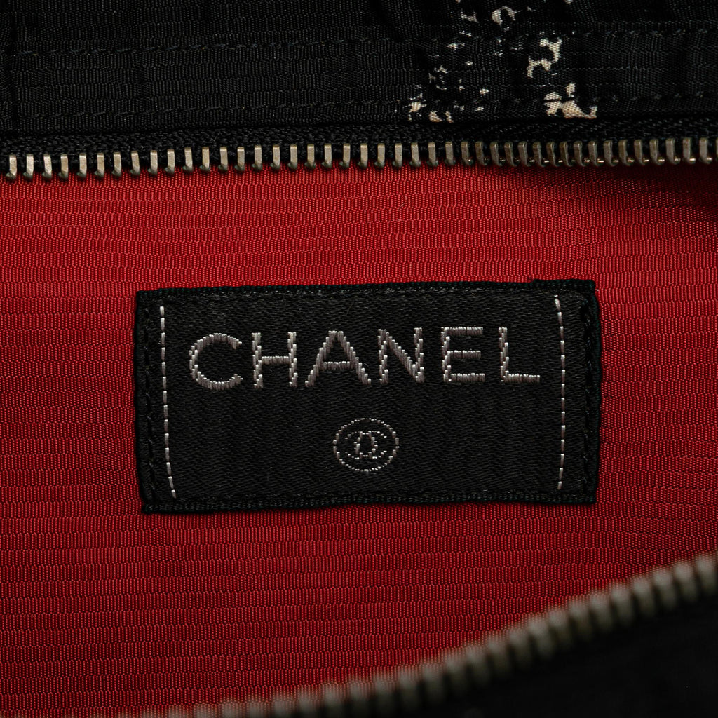 Chanel Old Travel Line Nylon Belt Bag