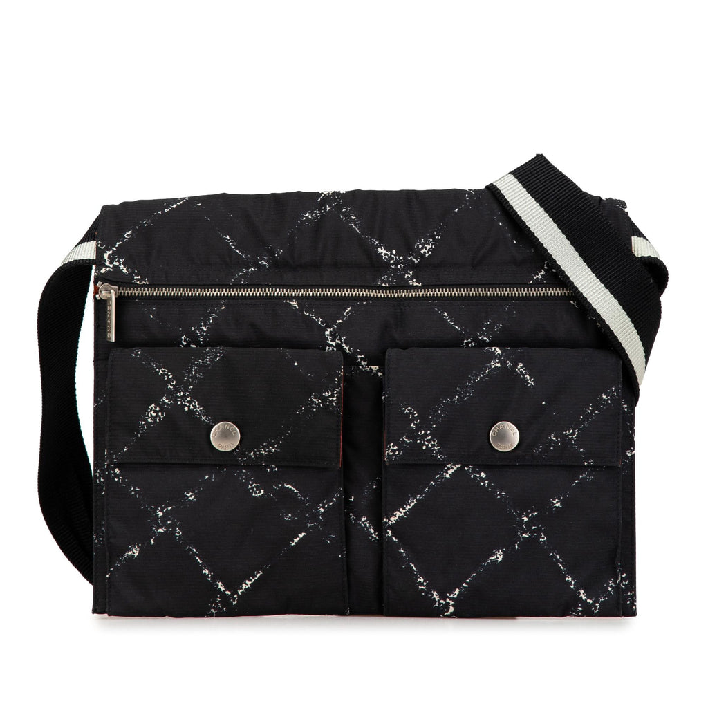 Chanel Old Travel Line Nylon Belt Bag