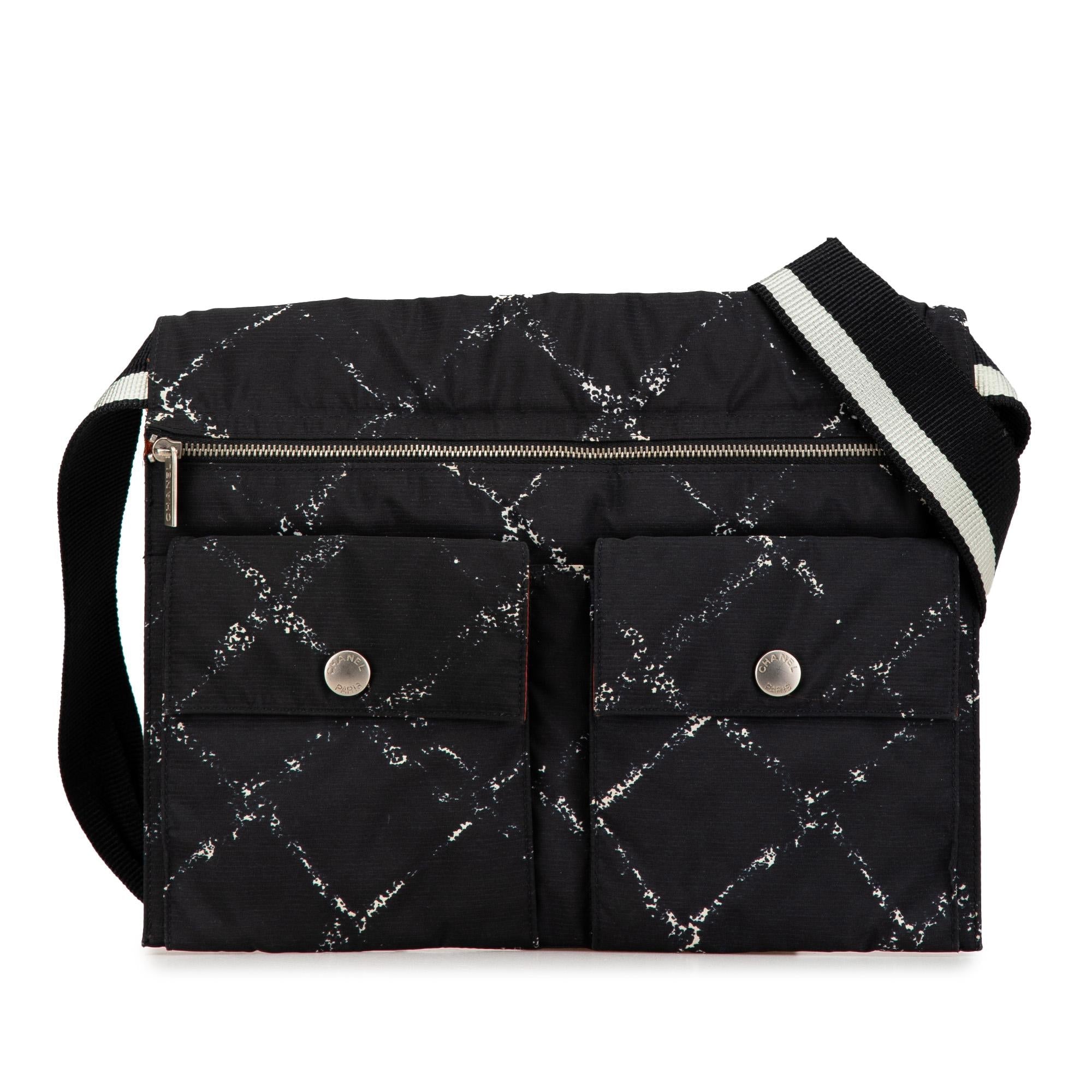 Chanel Old Travel Line Nylon Belt Bag