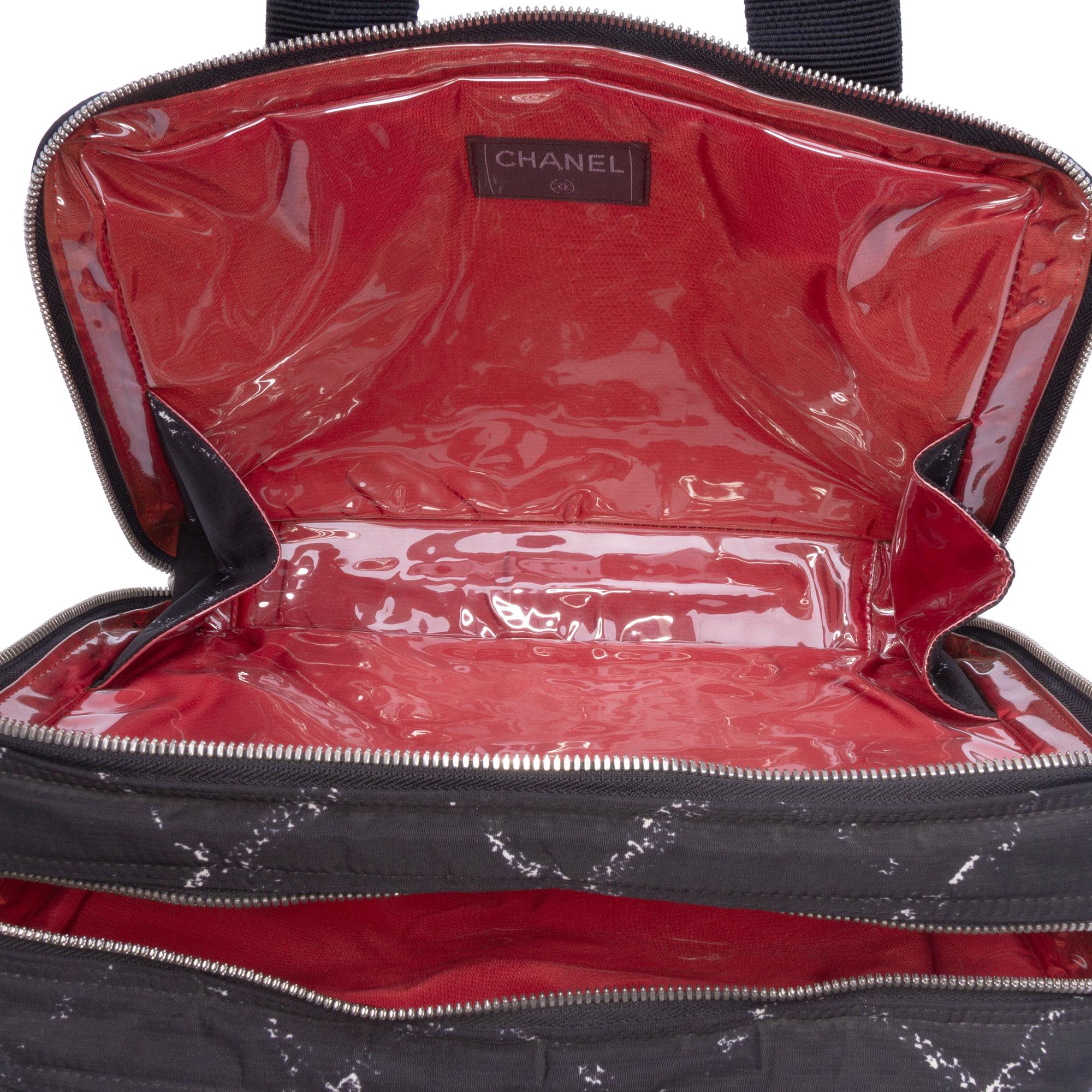 Chanel Old Travel Line Nylon Handbag